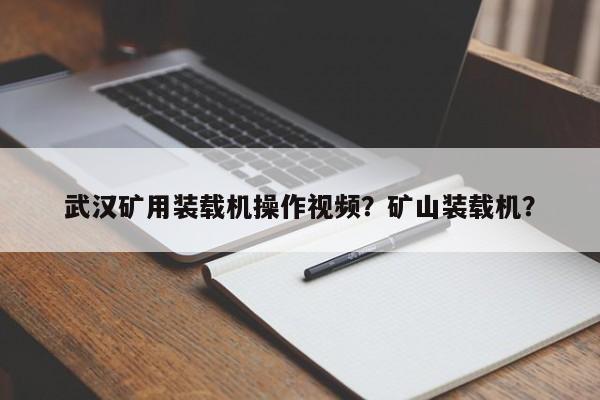 武汉矿用装载机操作视频？矿山装载机？