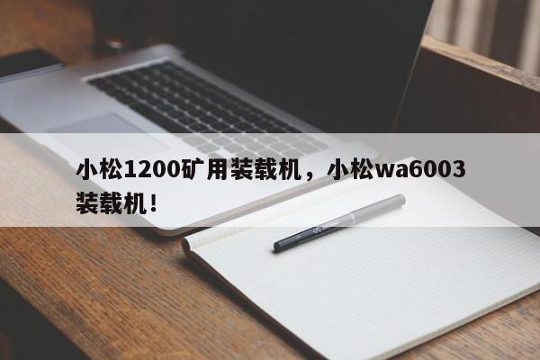 小松1200矿用装载机，小松wa6003装载机！