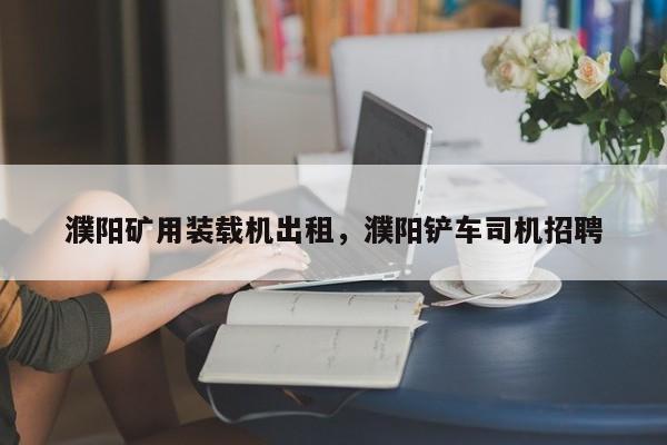 濮阳矿用装载机出租，濮阳铲车司机招聘